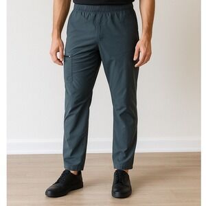 Eddie Bauer Men's XXL‎ Trail Pants Gray Nylon Spandex Stretch Lightweight Cargo